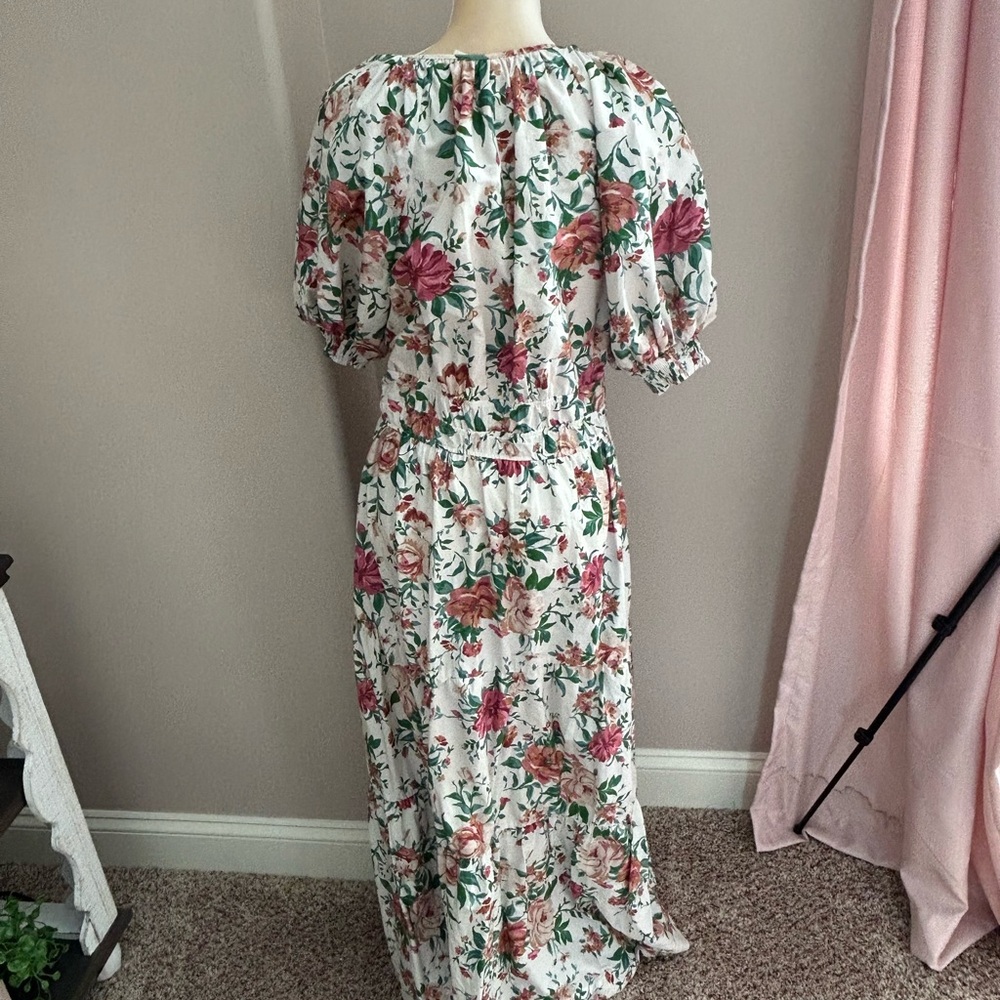 EUC Anthropologie The Somerset Maxi Dress: Puff-Sleeve Edition(size Large) - Picture 6 of 10